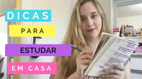 Como Estudar Em Casa Para O Vestibular Enem Youtube