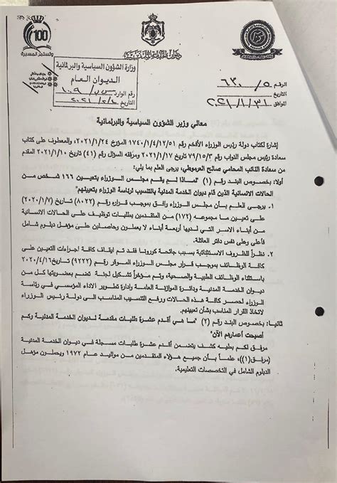 جو 24 ديوان الخدمة يكشف اسماء اصحاب اقدم 10 طلبات توظيف ينتظرون