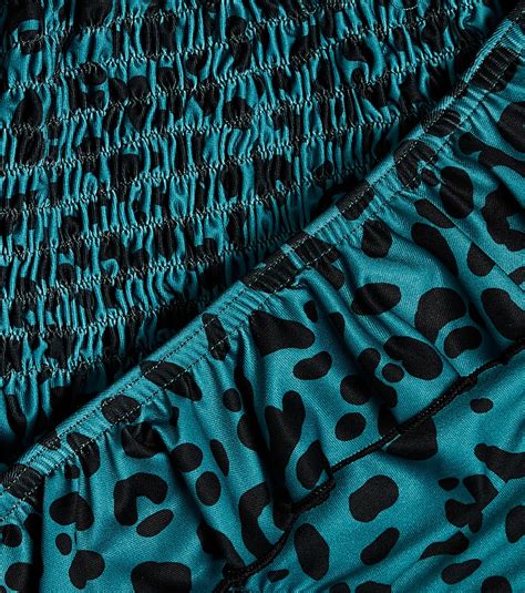 Leopard Print Bikini In Blue Suncracy Mytheresa