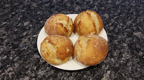 Home-Made No-Knead Crusty Bread Rolls | bunch