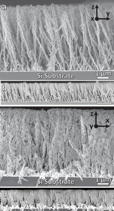 Ad Crosssectional SEM Images Of GLAD Perovskite Thin Films Deposited