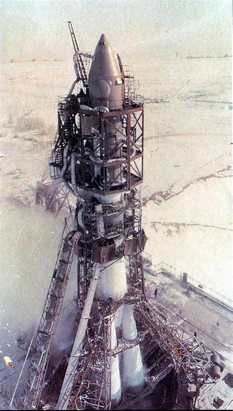 Voskhod 2 On Launch Pad