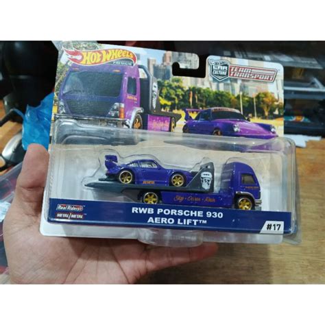 Jual Hot Wheels Team Transport Rwb Porsche Aero Lift Protector Team Transport Shopee