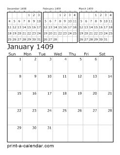 printable calendars