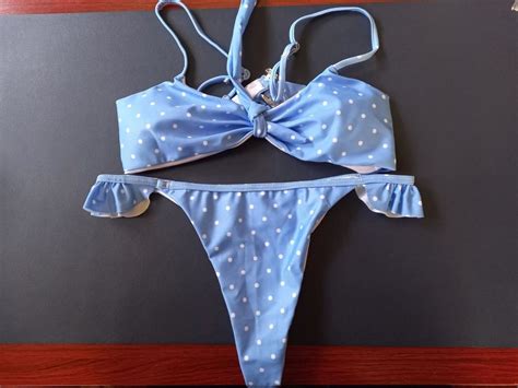 Bikini Blau Vintage Retro L Kaufen Auf Ricardo