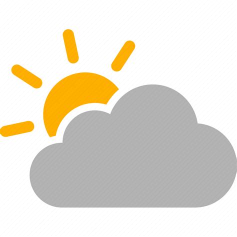 Cloud, cloudy, mostly, partly, sun, sunny, weather icon - Download on ...