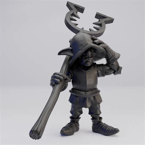 Hot Goblin Goblin Spear Pose D