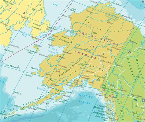 Alaska Map United States