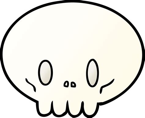 cartoon skull drawing 9