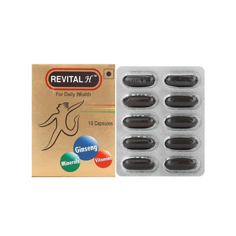 Buy Revital H Health Supplement Capsules Strip Of 10 Online At Flat 18