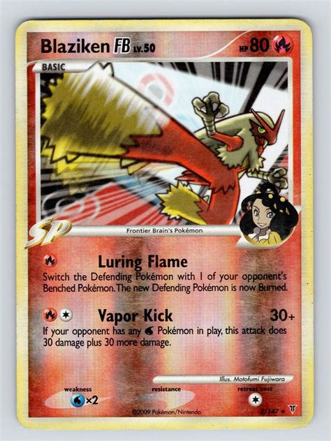 Mp Pokemon Tcg Supreme Victors Blaziken Fb Lv Reverse Holo Rare