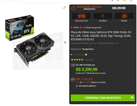 Terabyte On Twitter Oferta Placa De V Deo Asus Geforce Rtx