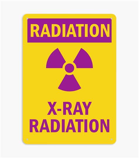 Radiation Warning Signs - Alumetal