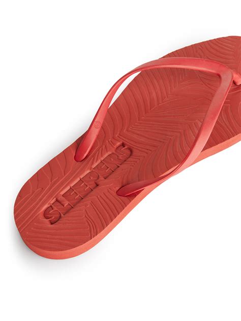 Sleepers Tapered Flip Flops Red Arket