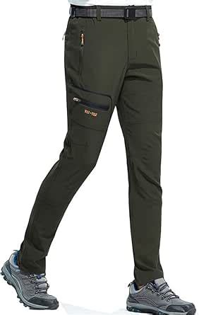 Dafenp Kz M Pantaloni Da Trekking Da Uomo Impermeabili In