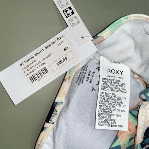 Roxy Swim Nwt Roxy Pt Beach Classic Elongated Triangle Bikini Top Poshmark