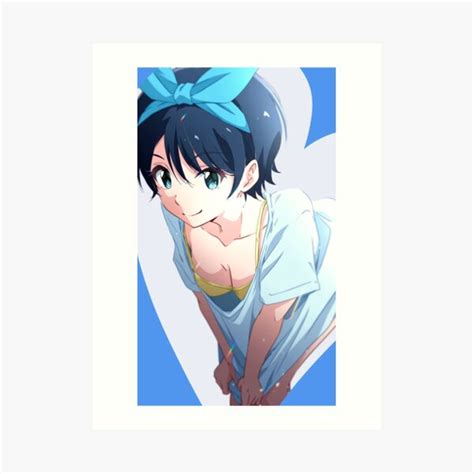 Hot Sarashina Ruka Rent A Girlfriend Lewd Sexy Hentai Ecchi Girl Tits Boobs KO Anime Art