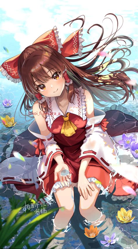 Hakurei Reimu Reimu Hakurei Touhou Image By Aoi Fujiwara A