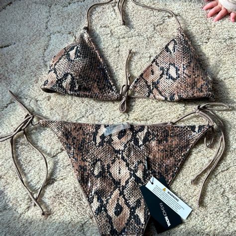 Fashion Nova Swim Nwt Bikini Super Cute With Sequins Poshmark