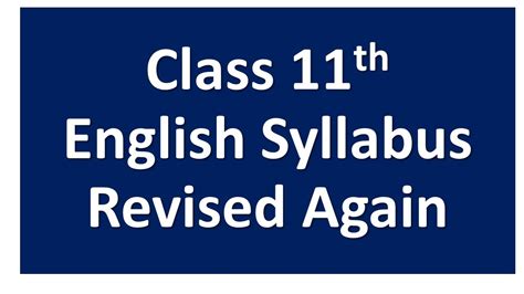 Syllabi Class Th Revised Pdf Jkbose Cbse Changed Youtube