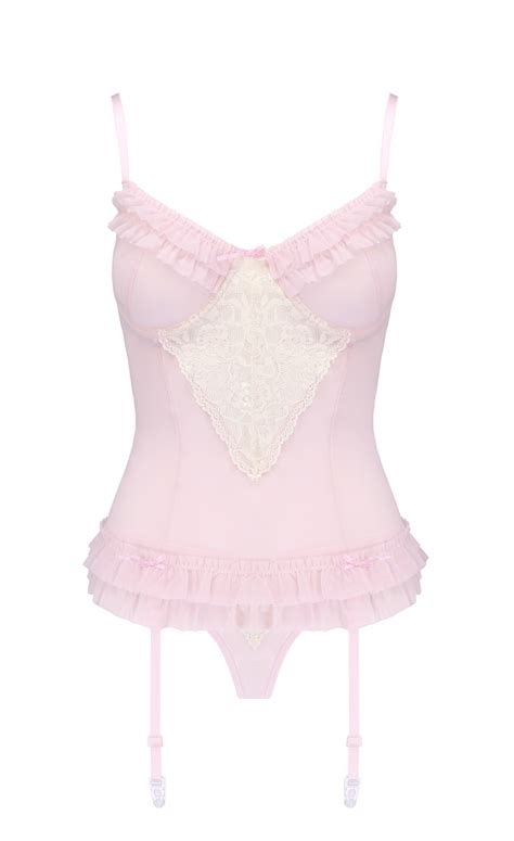 Lingerie Avanua Guêpière Sisi avec string Le Bar à Nylon