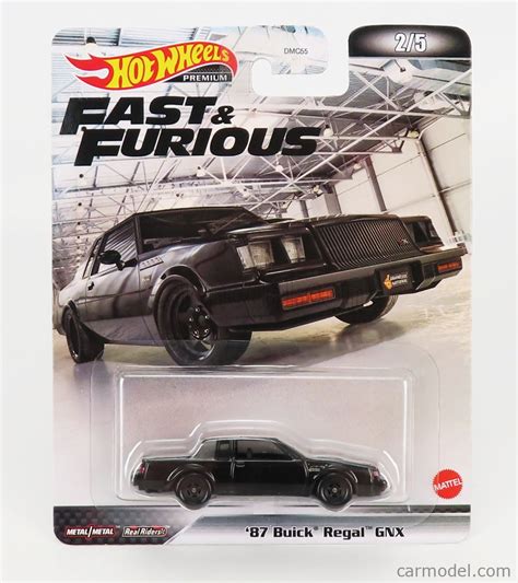 MATTEL HOT WHEELS HCP16 Scale 1 64 BUICK REGAL GNX 1987 FAST FURIOUS BLACK