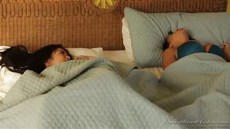 Pretty Brunettes Rub Pussy Against Each Other Porn