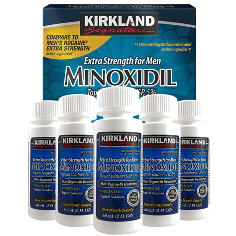 Minoxidil 5 Kirkland Tratamiento De 6 Meses Minoxidil Panama