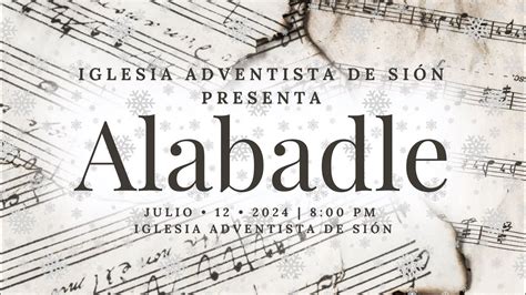 Alabadle Concierto Sociedad de Jóvenes 12 de Julio Iglesia