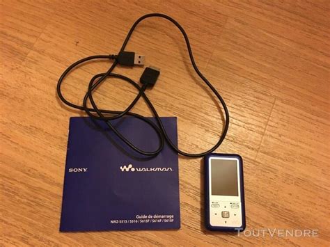 Sony Walkman Lecteur Mp Nwz S Pau Clasf Image Video