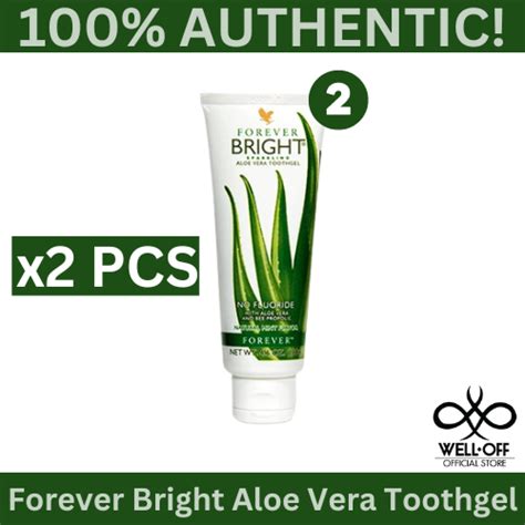 Forever Bright Aloe Vera Toothgel 130g 100 Authentic X2 Pcs Lazada Ph