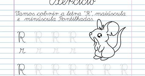 Atividade Letra R Pontilhada Para Imprimir