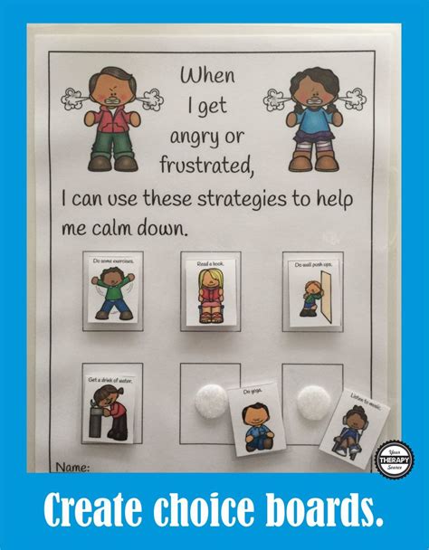 Calm Down Cards Free Printable