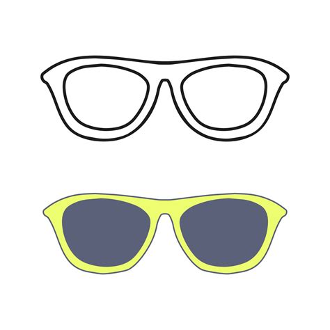 Sunglasses Template Printable