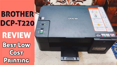 BROTHER DCP-T220 Color Printer Review : Best Budget Color Printer - YouTube