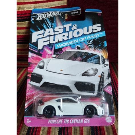 Jual Hot Wheels Porsche 718 Cayman GT4 Fast Furious Shopee Indonesia
