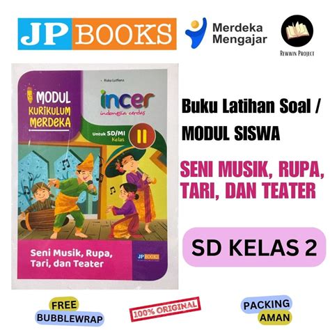 Jual Buku Latihan Soal Seni Musik Rupa Tari Dan Teater Sd Kelas