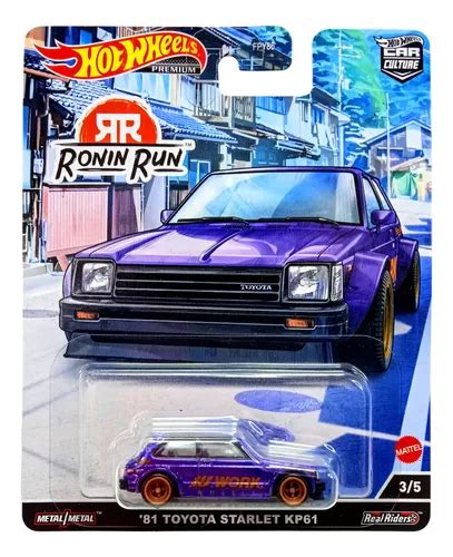 Hot Wheels Premium Ronin Run 81 Toyota Starlet Kp61 MercadoLibre