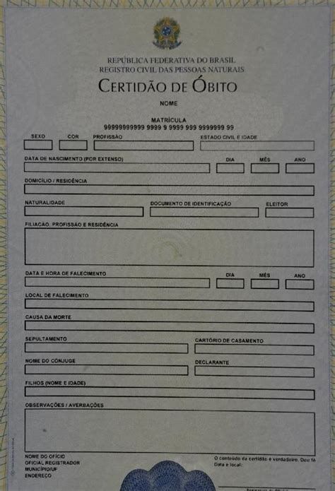 Lançamento Das Novas Certidões De Nascimento Casamento E óbito Em