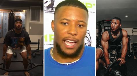 Saquon Barkley In The Gym Putting In Work Sends Ny Giants A Serious