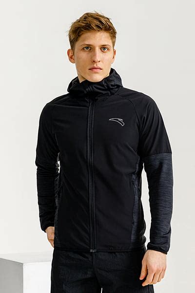 Купить толстовку на молнии с капюшоном Anta Running (852315703-3) в ...