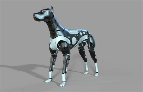 Robot Dog Doberman | 3D model | Robot animal, Doberman, Robot concept art