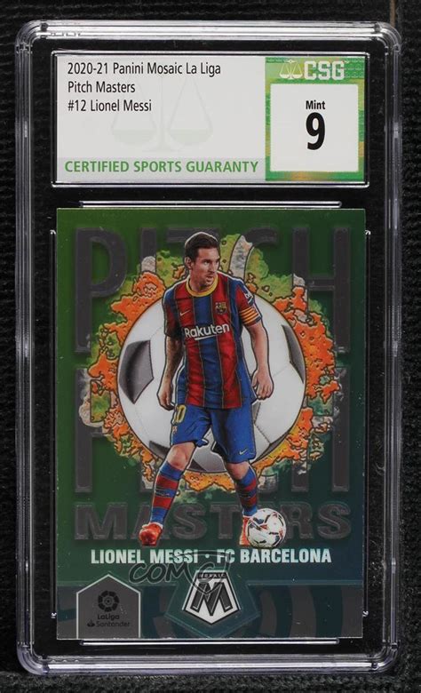 Panini Mosaic La Liga Pitch Masters Lionel Messi Csg Mint