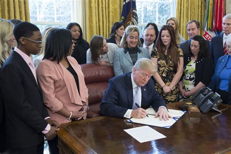 President Donald Trump Trump Signs Bill Allowing Targeting Of Sex Trafficking Websites UPI