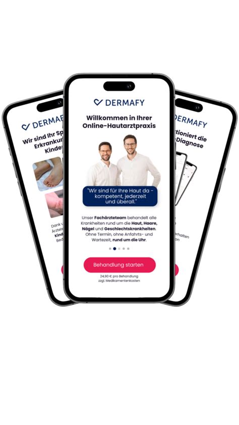 Dermafy Deine Online Hautarzt App Hautdiagnose In H