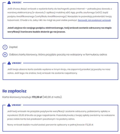 Karta Kierowcy Podstawowe Informacje