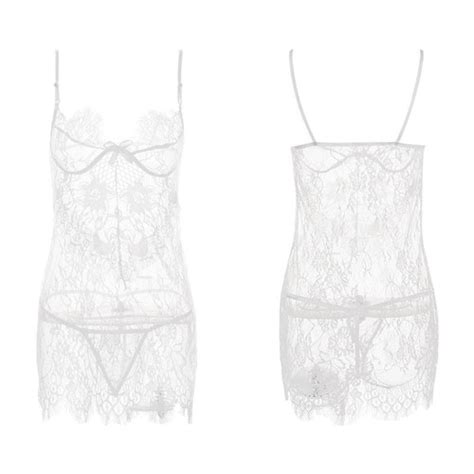 Sexy Women S Lingerie Lace Sleepwear Babydoll Underwear Nightwear Dress G String Ebay