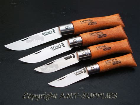 Opinel Non-Locking Knife Range - No2 No3 No4 No5 French Knives