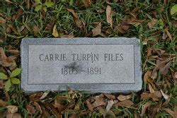 Carrie Turpin Files M Morial Find A Grave