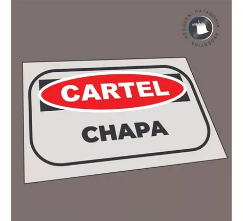 Cartel Chapa Galvanizada N X Mts Cant